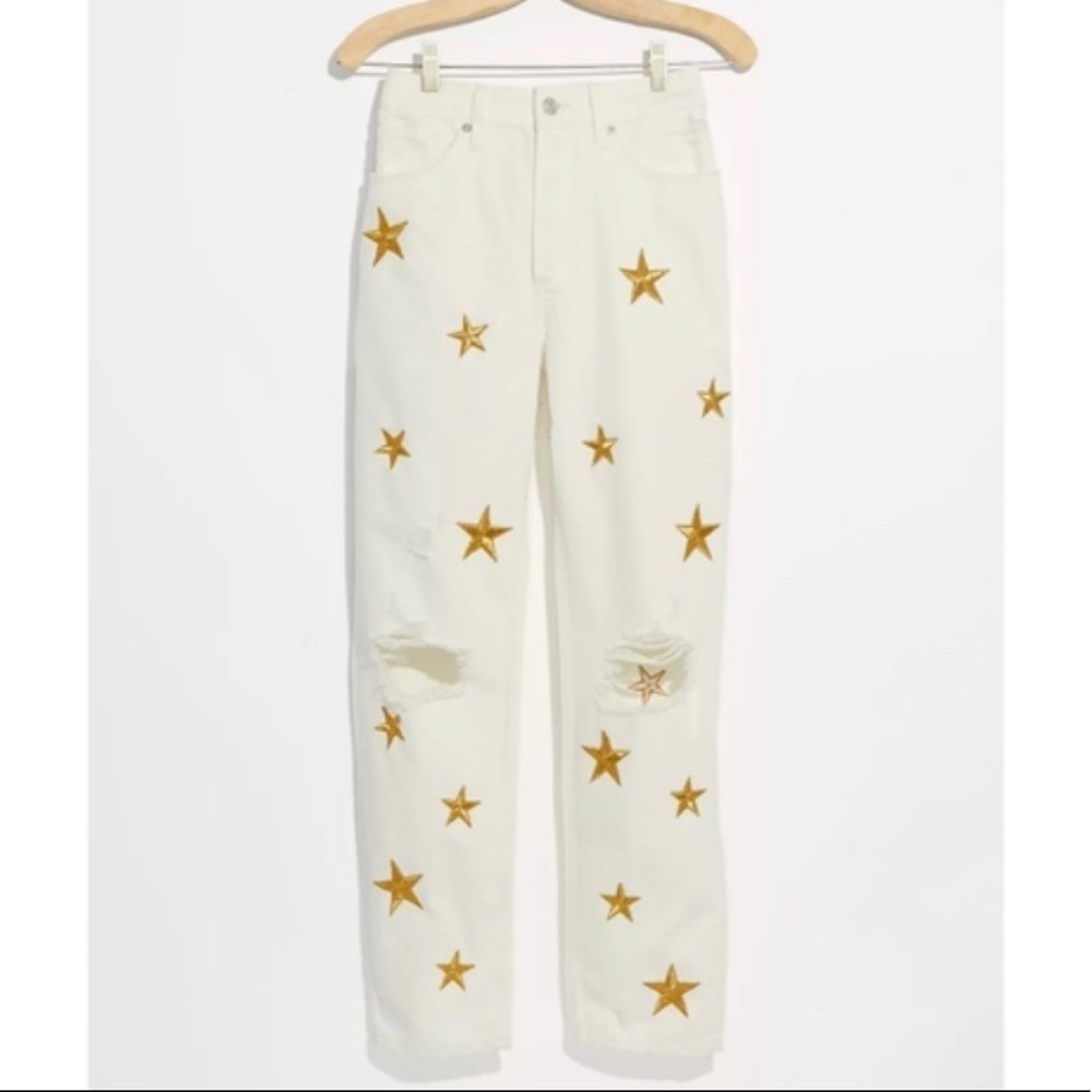 fast times mom jean star, white